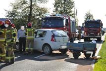 Trzy samochody zderzyły się w Baczkowie