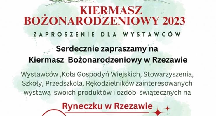 Kiermasz bożonarodzeniowy w Rzezawie