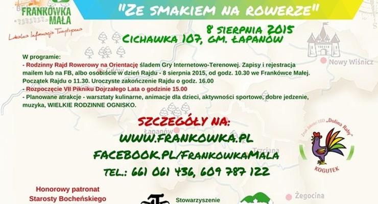 Rodzinny rajd rowerowy na orientację w Cichawce