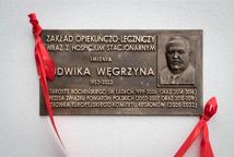 Uroczyste odsłonięcie tablicy upamiętniającej śp. Ludwika Węgrzyna