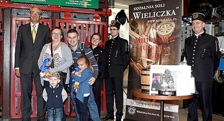 Milionowy turysta zwiedził wielicką kopalnię 