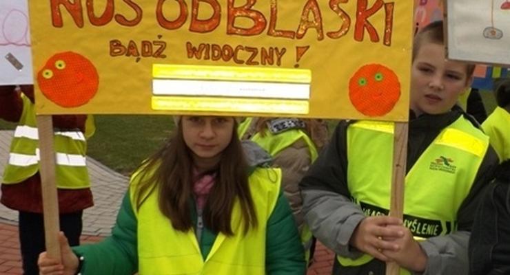 Happening „Noś odblaski, świeć przykładem!”