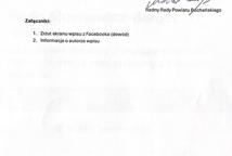 Język nienawiści symaptyczki PO z I Liceum tematem obrad Rady Powiatu