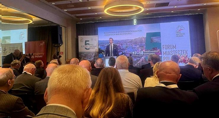 Wójt Lipnicy na Forum Miasteczek