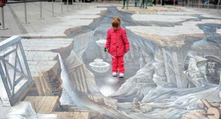  Niezwykłe malowidło 3D w Wieliczce