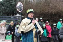 Święto Trzech króli - podjechali królewskimi kabrioletami