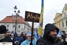 Święto Trzech króli - podjechali królewskimi kabrioletami