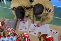 Powiatowe Zawody Sportowo-Pożarnicze – Kacper Rakoczy i Tomasz Całka mówią o zawodach