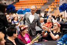 Cezary Pazura w Łapczycy - zobacz jak obchodzono Gminny Dzień Kobiet?