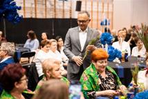 Cezary Pazura w Łapczycy - zobacz jak obchodzono Gminny Dzień Kobiet?