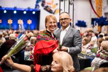 Cezary Pazura w Łapczycy - zobacz jak obchodzono Gminny Dzień Kobiet?