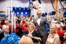 Cezary Pazura w Łapczycy - zobacz jak obchodzono Gminny Dzień Kobiet?