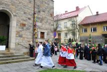Tradycyjna procesja z palmami w parafii św. Mikołaja w Bochni