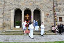 Tradycyjna procesja z palmami w parafii św. Mikołaja w Bochni