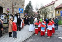 Tradycyjna procesja z palmami w parafii św. Mikołaja w Bochni