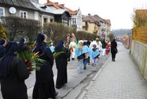 Tradycyjna procesja z palmami w parafii św. Mikołaja w Bochni