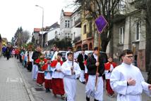 Tradycyjna procesja z palmami w parafii św. Mikołaja w Bochni
