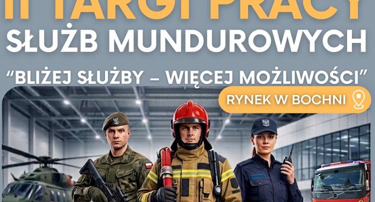 „Bliżej Służby” na Rynku w Bochni