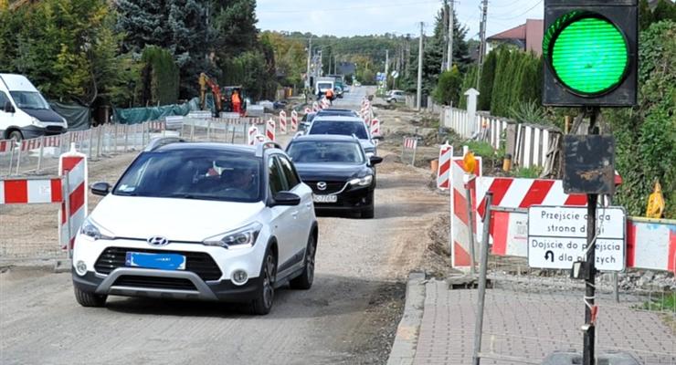 Proszówki: sygnalizacja świetlna powoduje utrudnienia w ruchu