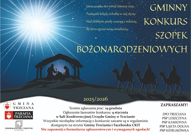 Konkurs na szopkę w Trzcianie