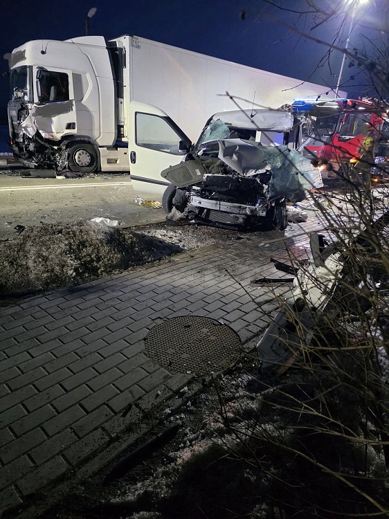 Wypadek koło Gnojnika