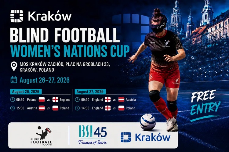 Kraków stolicą piłki nożnej niewidomych