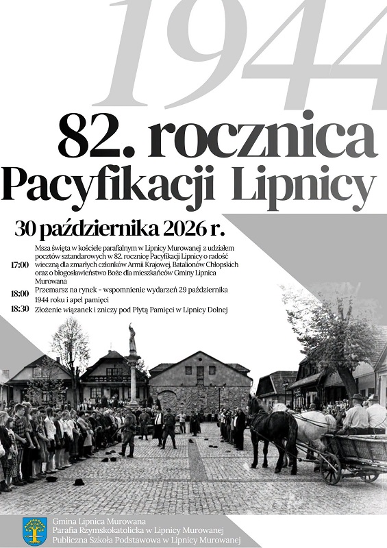 Rocznica pacyfikacji Lipnicy